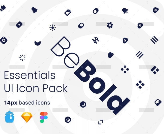Essential UI Icon Pack Portfolio 4 Img